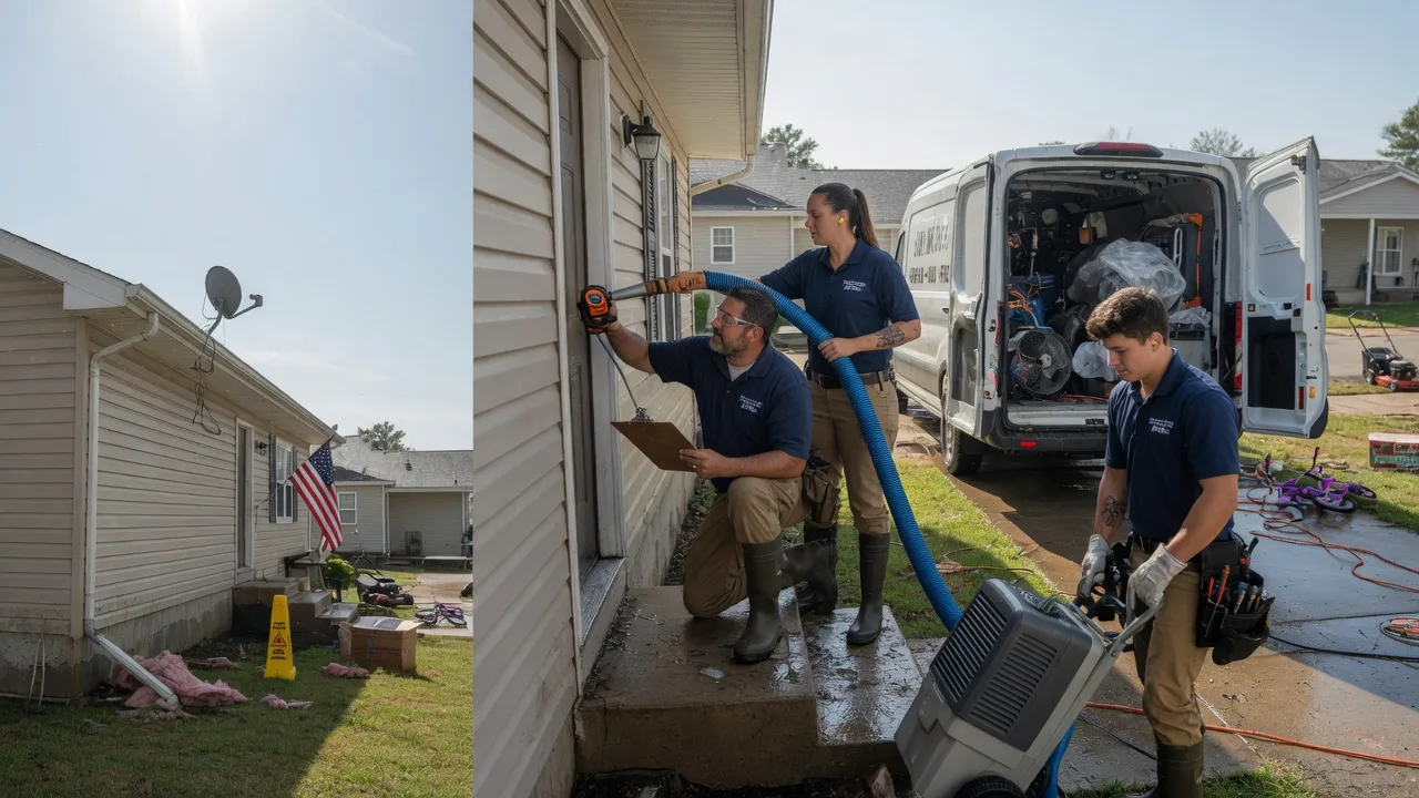 Ceiling Water Damage Restoration in Deltaville, VA near me